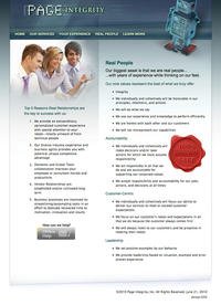 Page Integrity Website