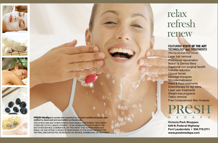 PRESH MedSpa color ad