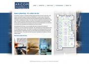 ARCOM CMS website from GO2 Media Design